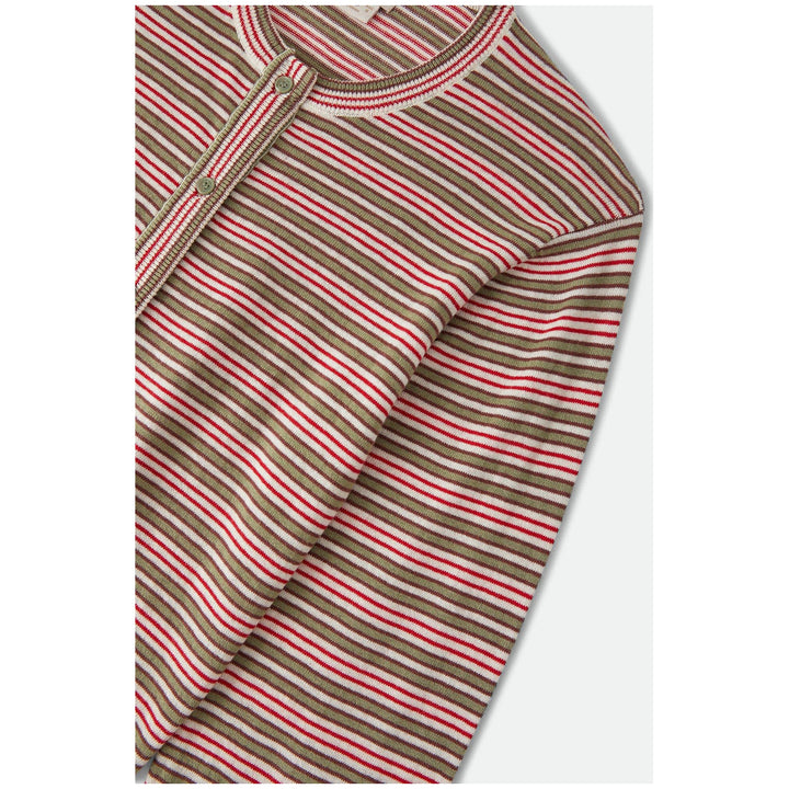 Brixton Bixby Lightweight Cardigan - Women's Green Multi Stripe