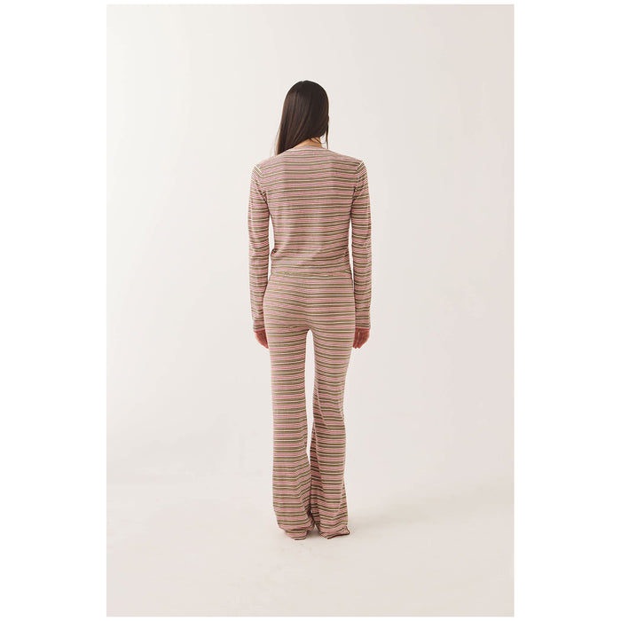 Brixton Bixby Lightweight Cardigan - Women's Green Multi Stripe