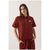 Brixton Mechanics Short-Sleeve Woven Shirt - Women's Dark Brick