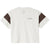 Brixton Boxy Cropped Football T-Shirt - Women's Off White