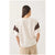 Brixton Boxy Cropped Football T-Shirt - Women's Off White