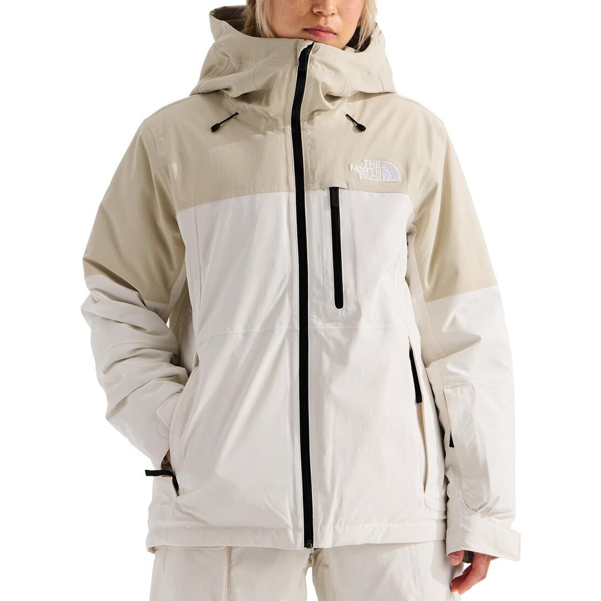 The North Face Freedom Insulated Jacket - Women's White Dune/Desert Stone