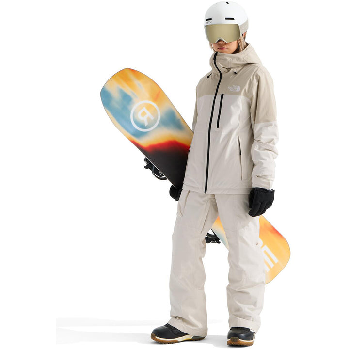The North Face Freedom Insulated Jacket - Women's White Dune/Desert Stone
