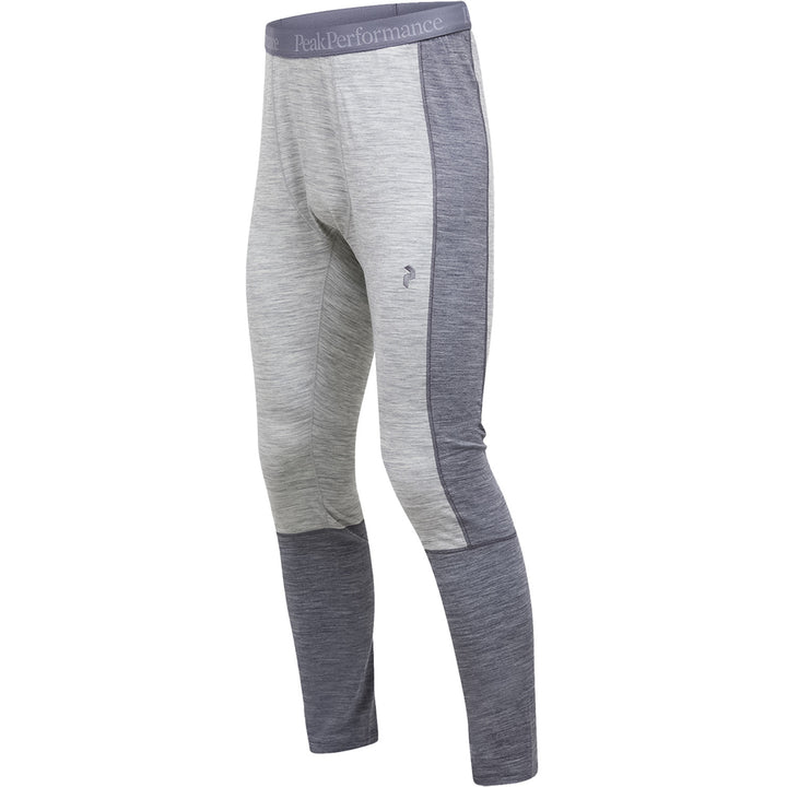 Peak Performance Magic 7/8 Long Johns Wool-Blend Baselayer - Men's Grey Melange/Grey