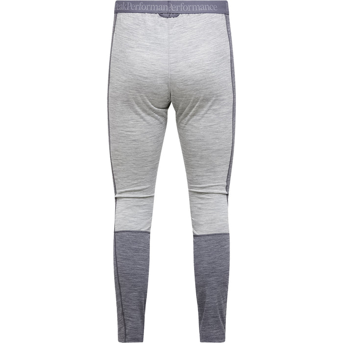 Peak Performance Magic 7/8 Long Johns Wool-Blend Baselayer - Men's Grey Melange/Grey