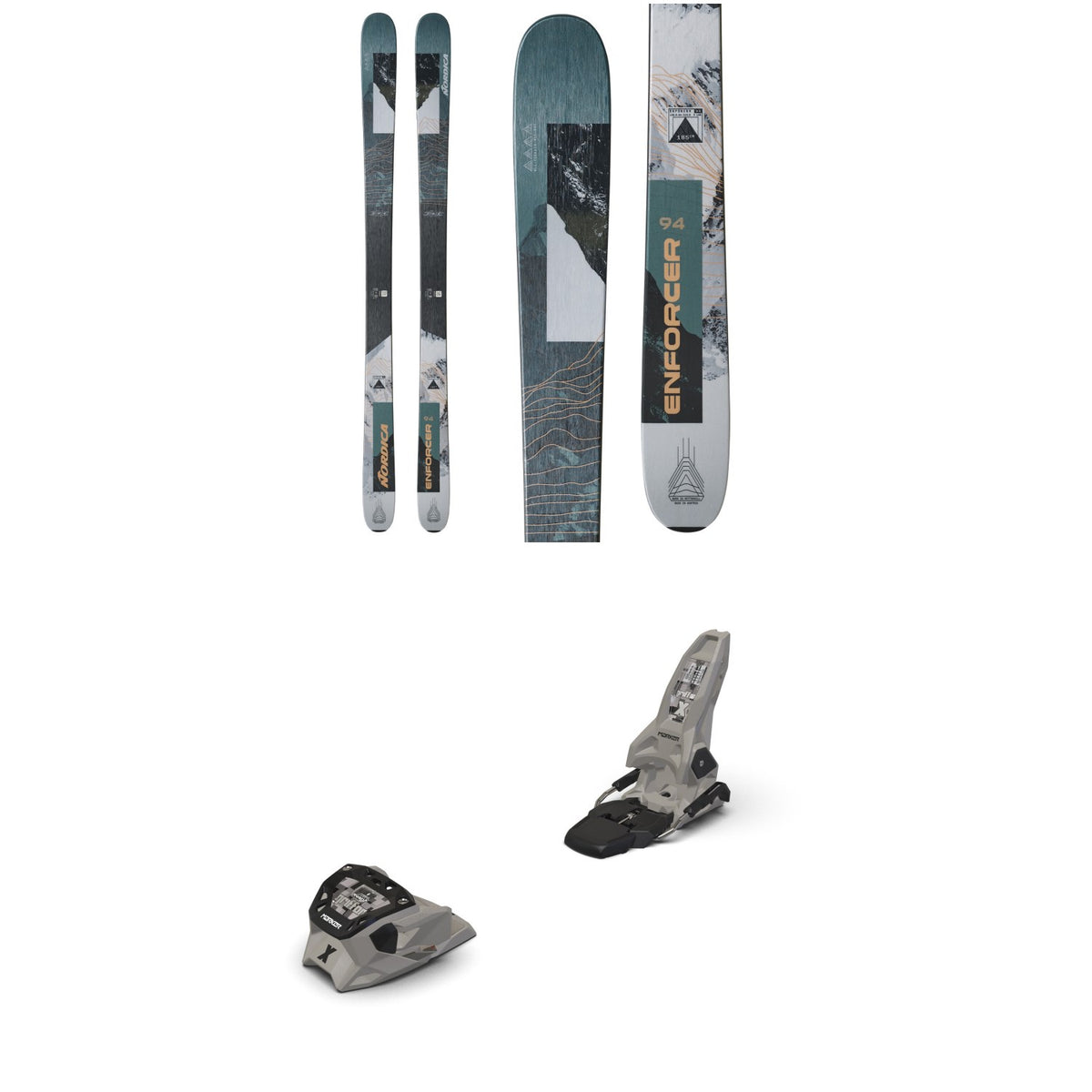 Nordica Enforcer 94 Skis + Marker Griffon X 13 Ski Bindings 2027