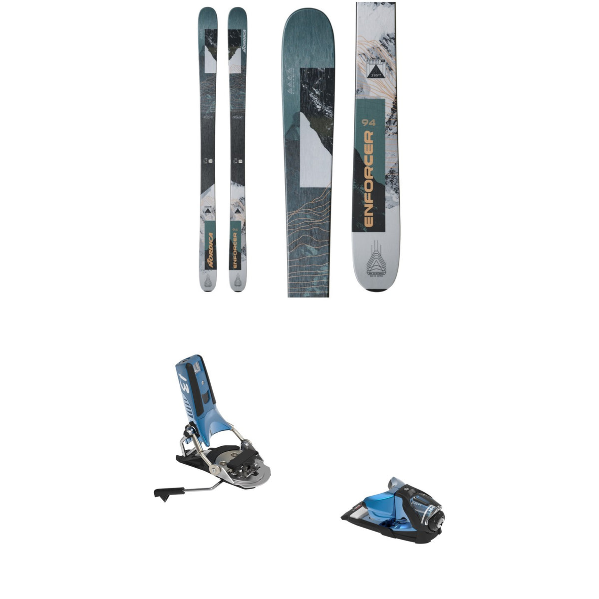 Nordica Enforcer 94 Skis + Look Pivot 2.0 13 GW Ski Bindings 2027