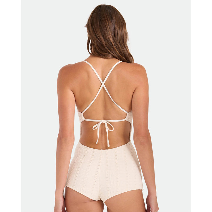 Volcom Coco Low Tide Surf Suit One Piece - Women's White Sand