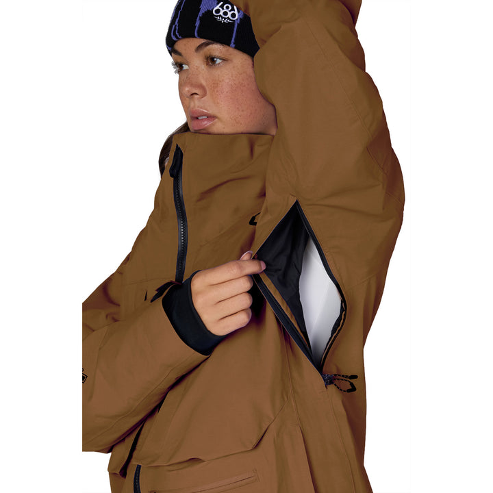 686 Scheme GORE-TEX Thermagraph Jacket - Women's Dark Earth