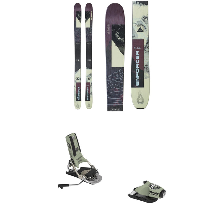 Nordica Enforcer 104 Skis + Look Pivot 2.0 15 GW Ski Bindings 2027