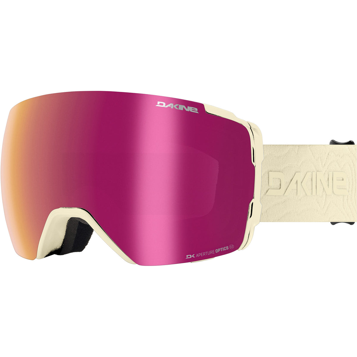 Dakine Domain Plus Low Bridge Goggles Pear Sorbet/Rose Mirror + Storm Yellow