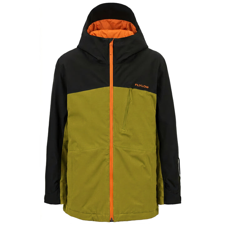 Flylow Explorer Shell Jacket - Kids' Black/Verdant/Blazed