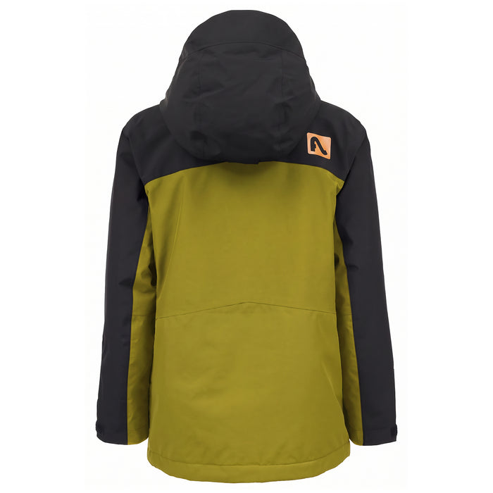 Flylow Explorer Shell Jacket - Kids' Black/Verdant/Blazed