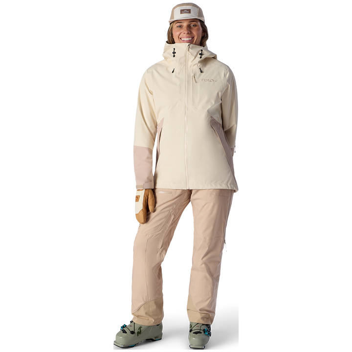 Flylow Billie Coat - Women's Driftwood/Bone