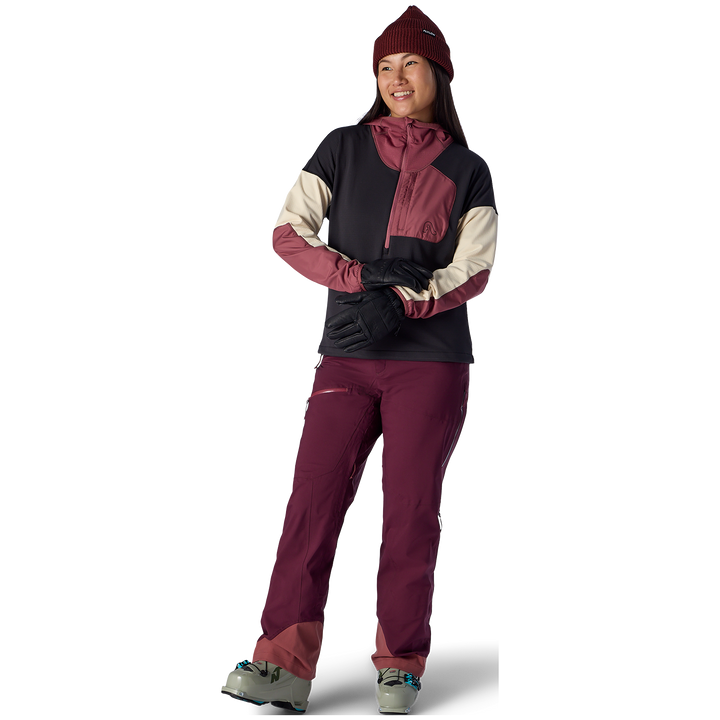 Flylow Delica Hoodie - Women's Wild Ginger/Black/Bone