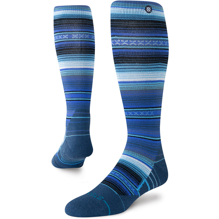 Stance Curren Mid Wool Snow Socks Blue