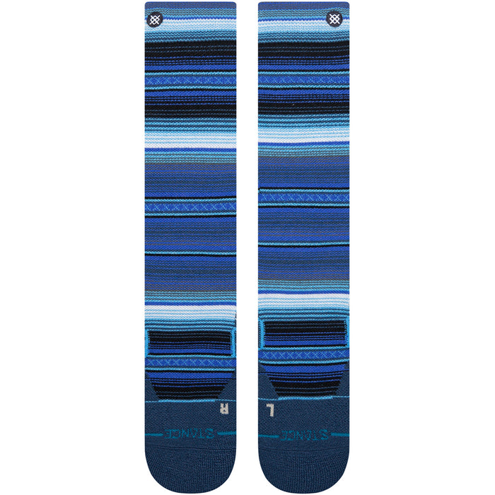 Stance Curren Mid Wool Snow Socks Blue