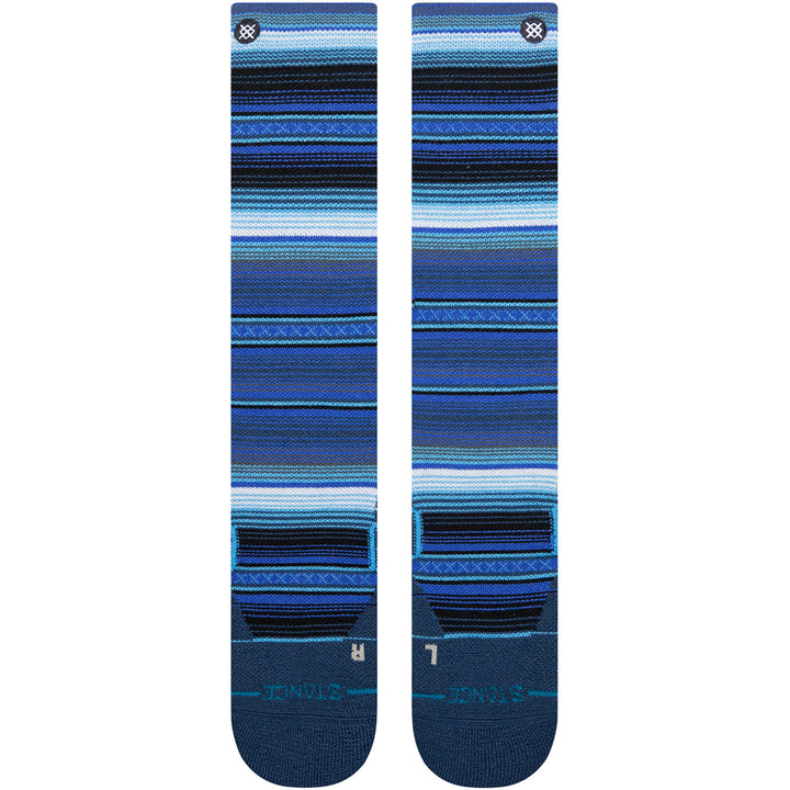 Stance Curren Mid Wool Snow Socks Blue