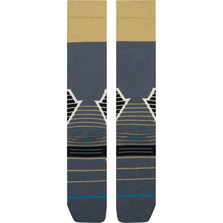 Stance Blocked Mid Wool Snow Socks Gold