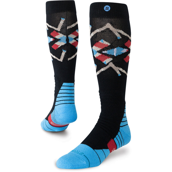 Stance Breaker Mid Poly Snow Socks Black