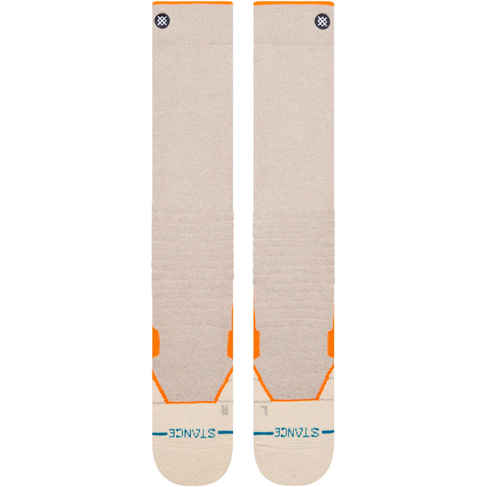 Stance Contrast Mid Wool Snow Socks Sting Grey