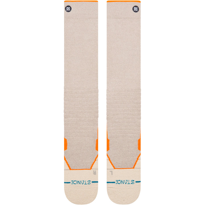 Stance Contrast Mid Wool Snow Socks Sting Grey