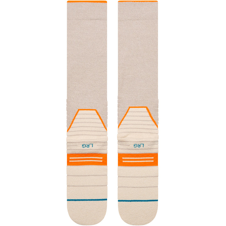Stance Contrast Mid Wool Snow Socks Sting Grey