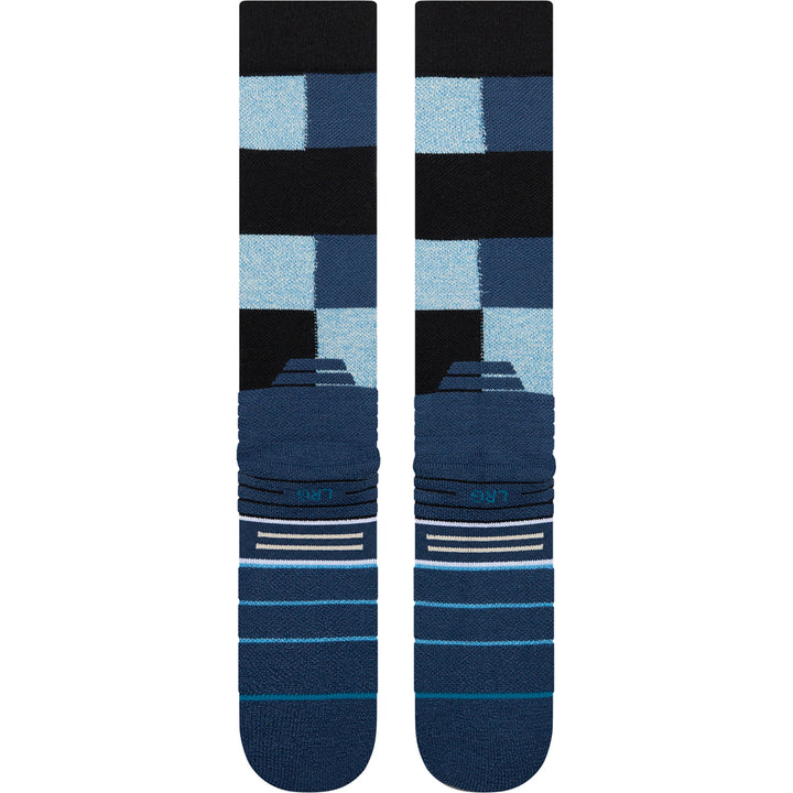 Stance Limitations Mid Wool Snow Socks Blue