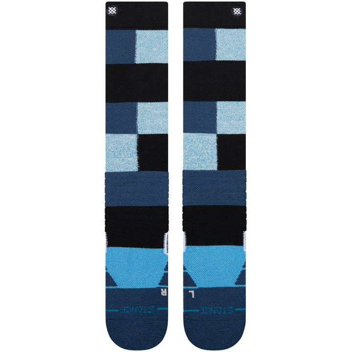 Stance Limitations Mid Wool Snow Socks Blue