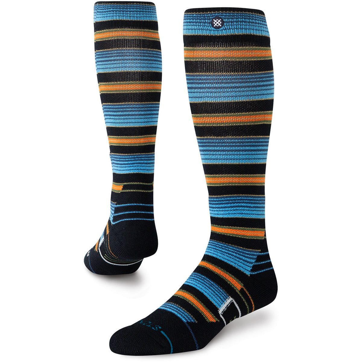 Stance Serape Mid Poly Snow Socks Windward Blue