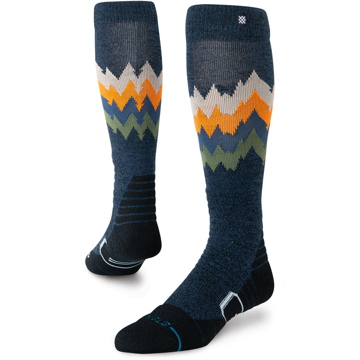 Stance Thompson Mid Wool Snow Socks Navy Heather