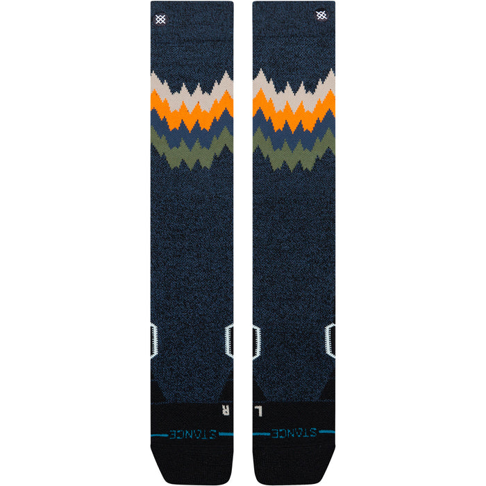 Stance Thompson Mid Wool Snow Socks Navy Heather