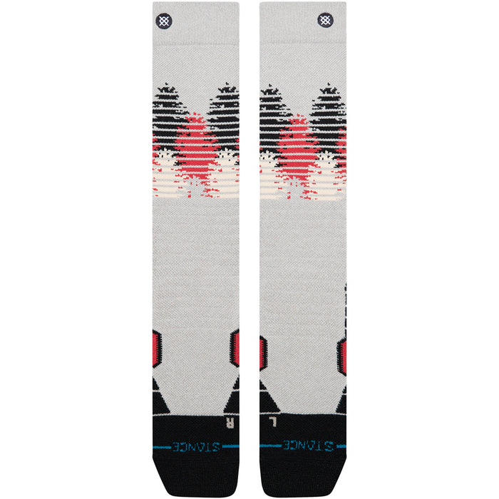 Stance Tree Line Mid Wool Snow Socks Sting Grey