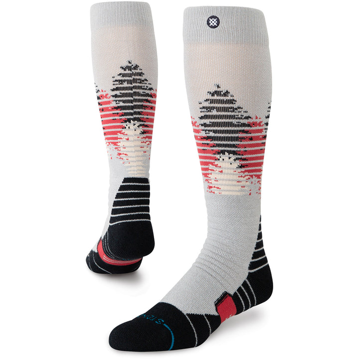 Stance Tree Line Mid Wool Snow Socks Sting Grey