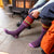 Darn Tough Snowburst OTC Midweight Cushion Socks - Women's Plum