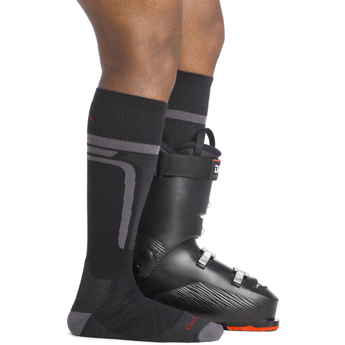Darn Tough Edge Thermolite OTC Midweight Padded Cushion Socks Black