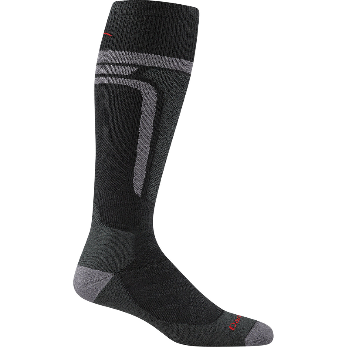 Darn Tough Edge Thermolite OTC Midweight Padded Cushion Socks Black