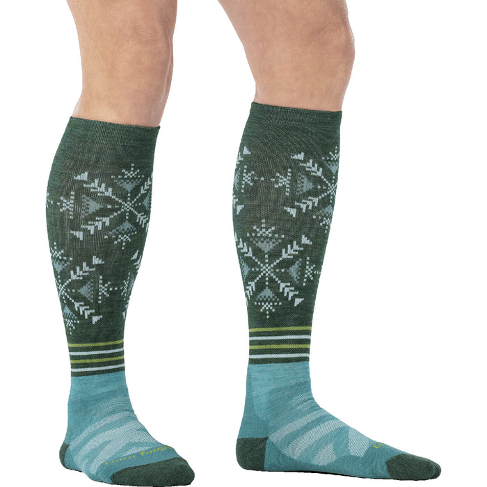 Darn Tough Snowfall Midweight OTC Socks - Women's Juniper