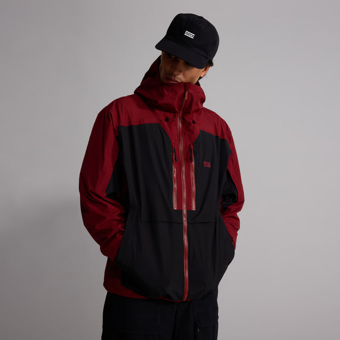 Oyuki Moiwa NetPlus® 2L Jacket - Men's Azuki/Black