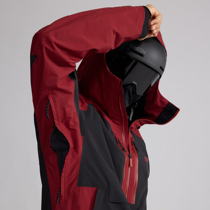 Oyuki Moiwa NetPlus® 2L Jacket - Men's Azuki/Black