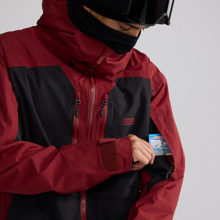 Oyuki Moiwa NetPlus® 2L Jacket - Men's Azuki/Black