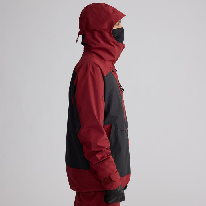 Oyuki Moiwa NetPlus® 2L Jacket - Men's Azuki/Black