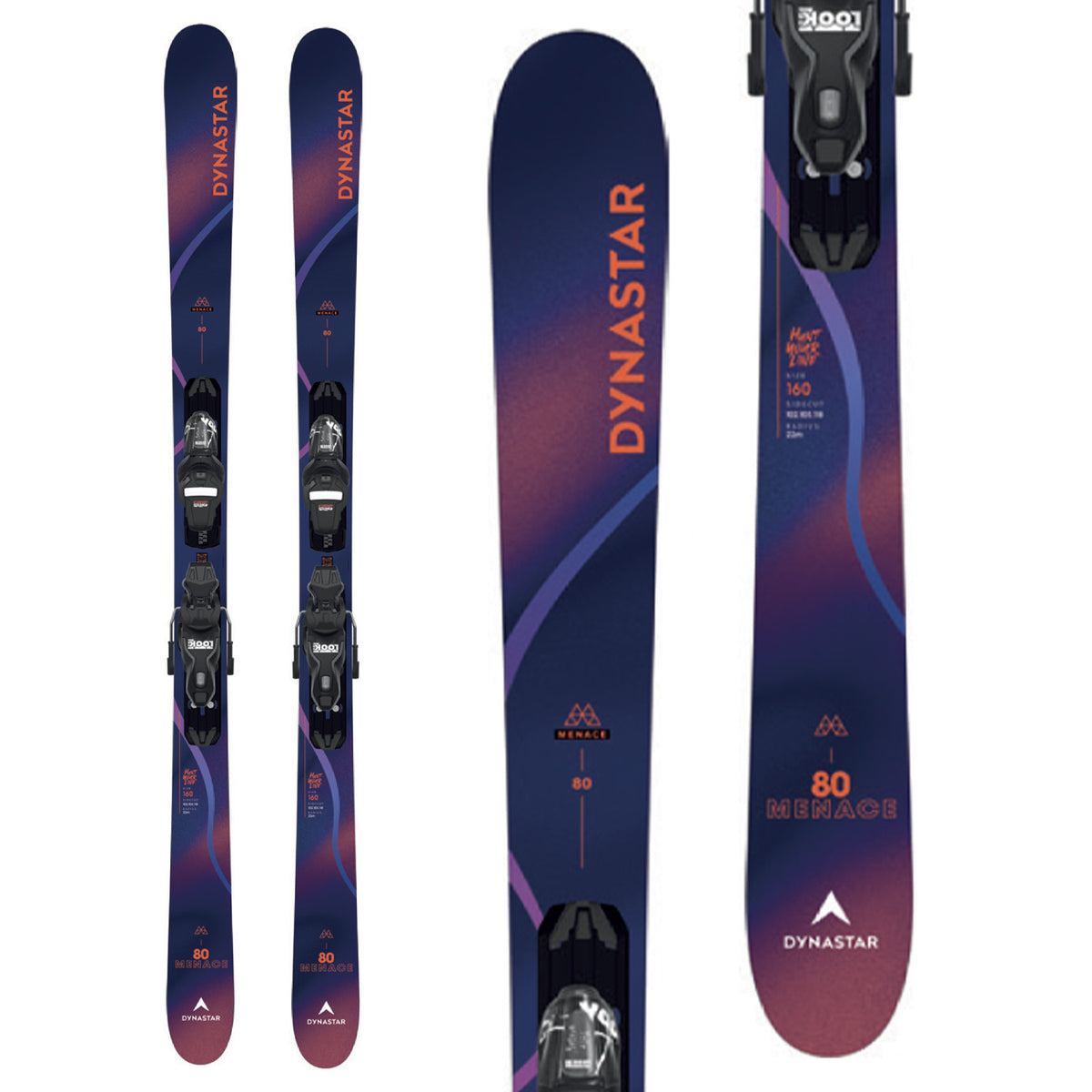 Dynastar M-Menace 80 Skis + XP 10 Bindings 2027