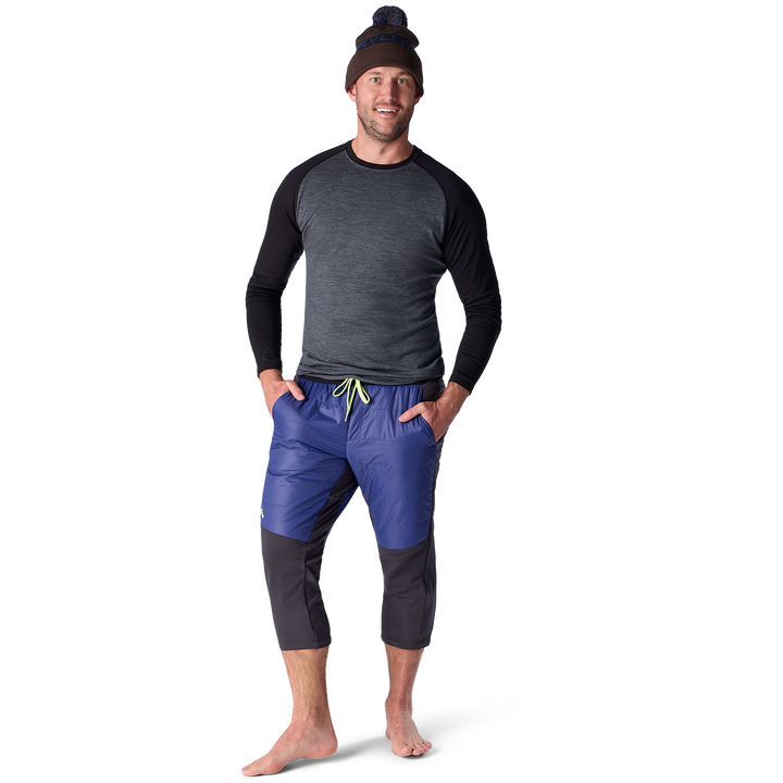 Flylow Puffer 3/4 Pants - Men's Blu/Black