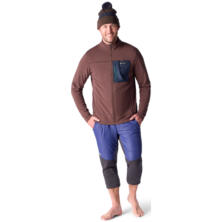 Flylow Puffer 3/4 Pants - Men's Blu/Black