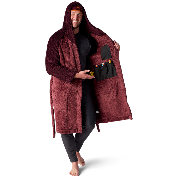 Flylow Wolfie Robe - Men's Hearth/Wild Ginger