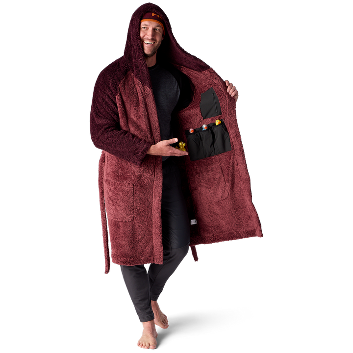 Flylow Wolfie Robe - Men's Hearth/Wild Ginger