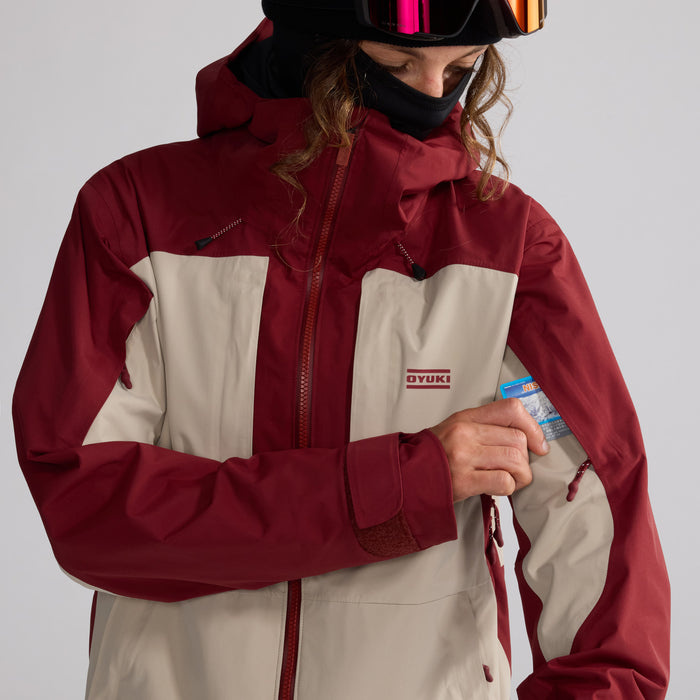Oyuki Kiroro NetPlus® 2L Jacket - Women's Azuki/Tottori
