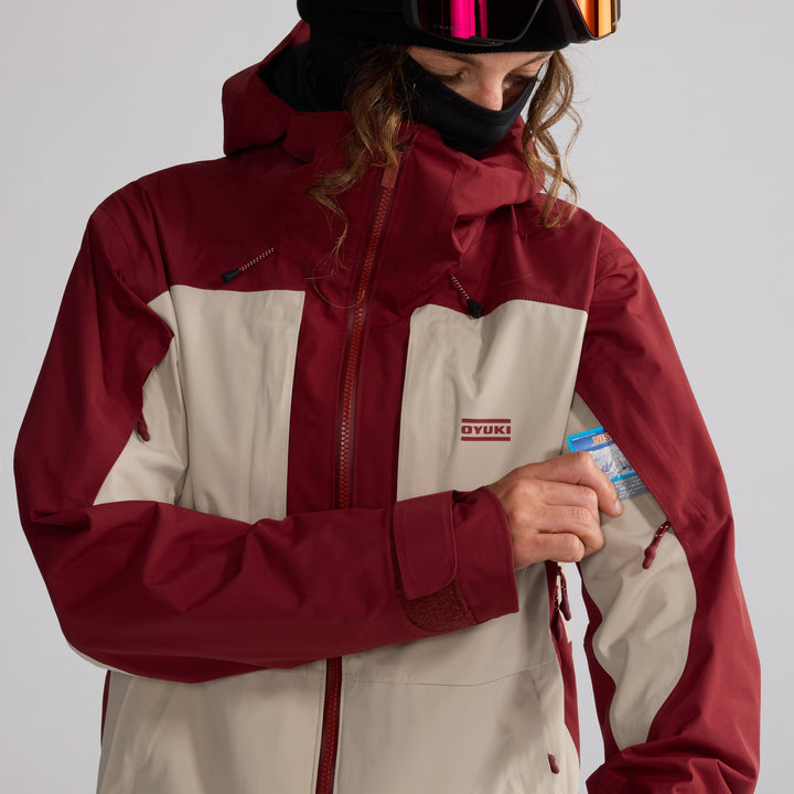 Oyuki Kiroro NetPlus® 2L Jacket - Women's Azuki/Tottori