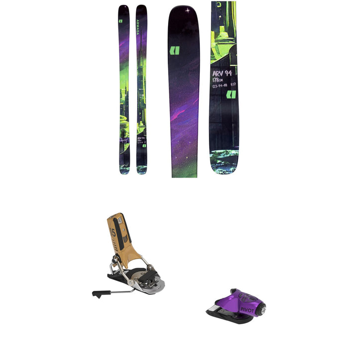 Armada ARV 94 Madsteez Skis + Look Pivot 2.0 15 GW Ski Bindings 2027